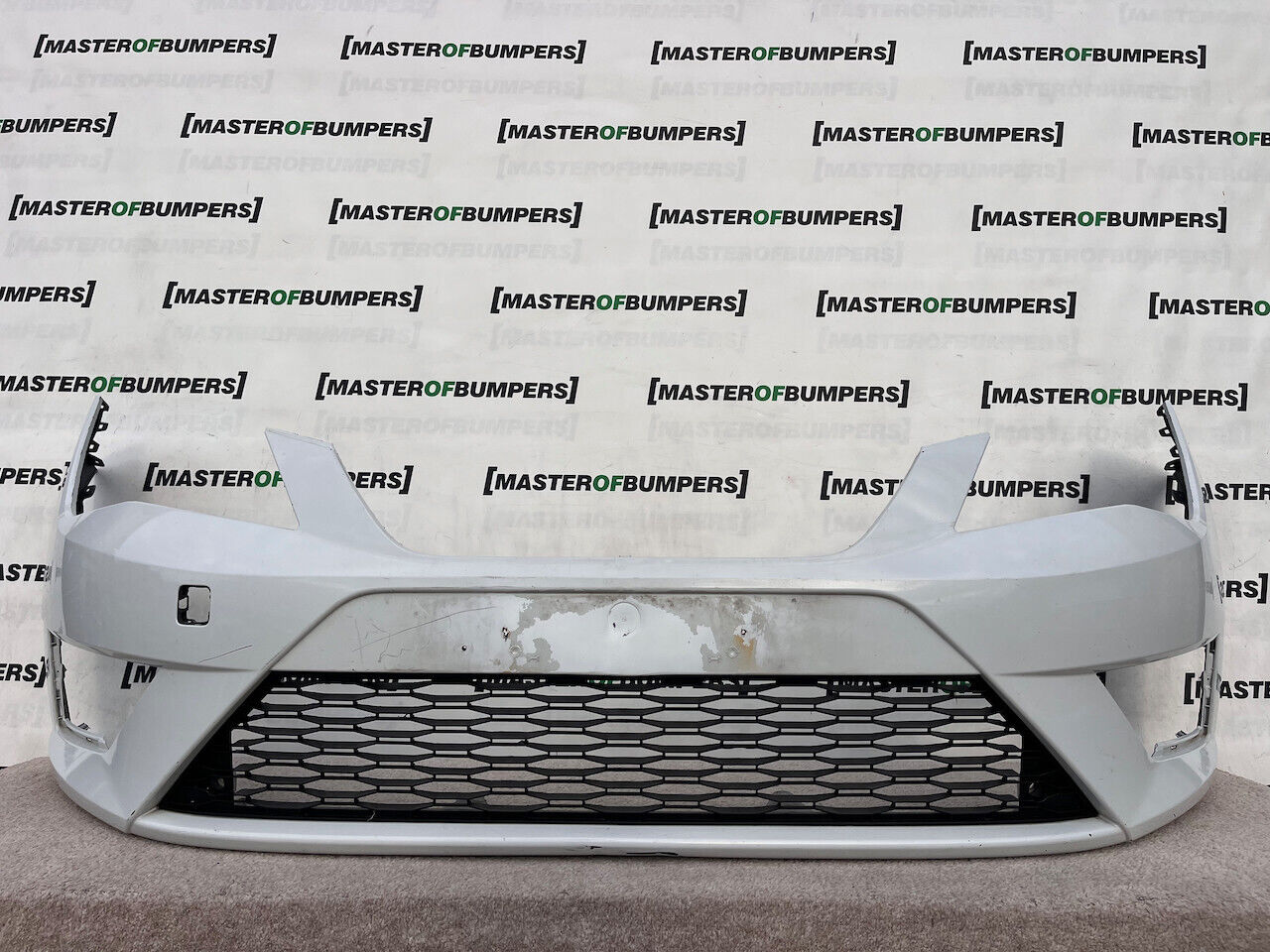 Seat Leon Fr Hatchback Mk3 2013-2016 Front Bumper No Pdc No Jets Genuine [o554]
