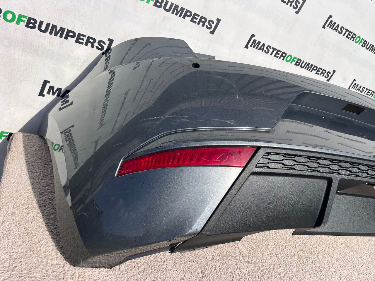 Seat Ibiza Se Technology Mk5 Hatchback 2017-2023 Rear Bumper Genuine [o561]