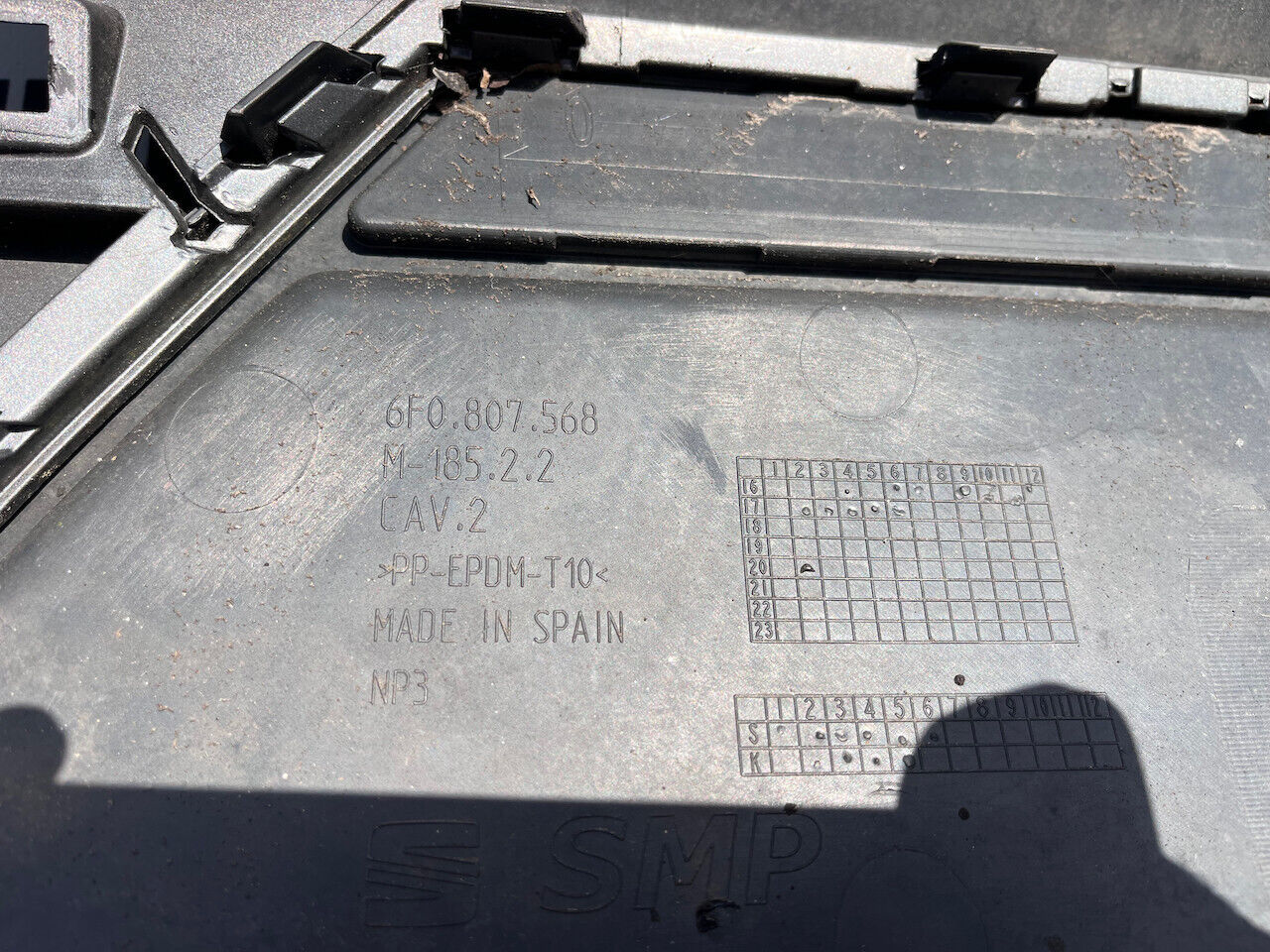 Seat Ibiza Se Technology Mk5 Hatchback 2017-2023 Rear Bumper Genuine [o561]