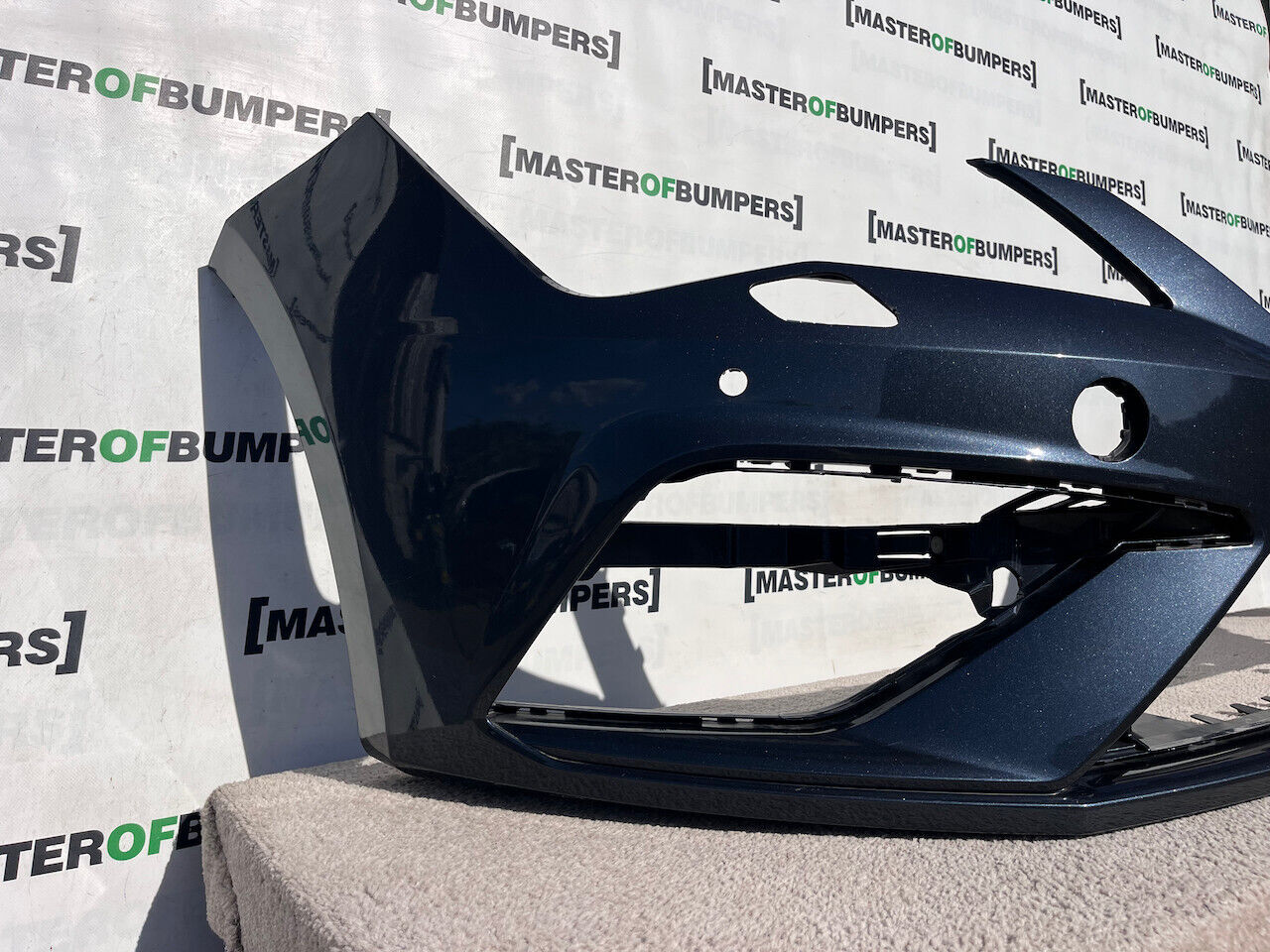 Seat Leon Fr Mk3 Face Lifting 2016-2019 Front Bumper 4 Pdc + Jet Genuine [o565]