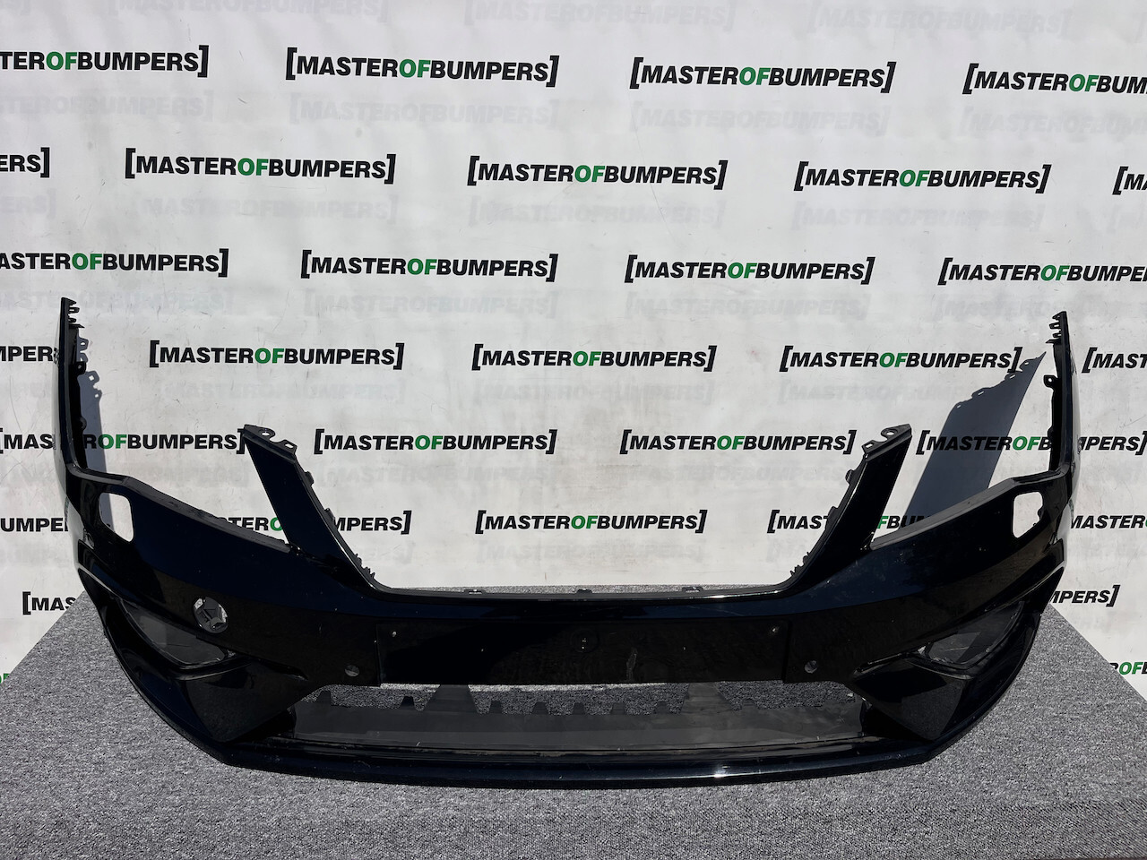 Seat Leon Fr Mk3 Lift Hatchback 2016-2019 Front Bumper 4 Pdc Jets Genuine [o582]