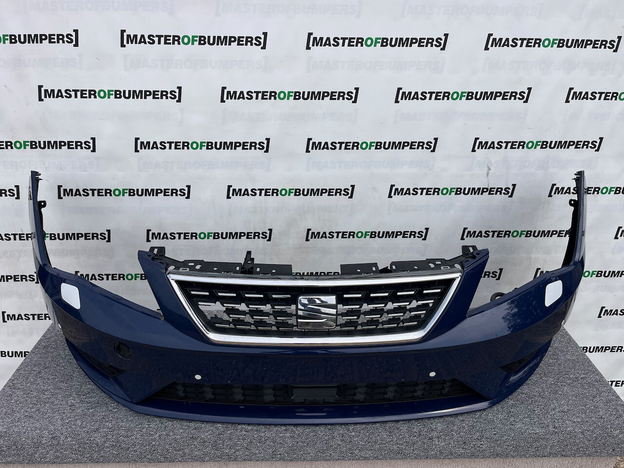 Seat Leon Se Technology Lift 2016-2019 Front Bumper 4 Pdc + Jet Genuine [o567]