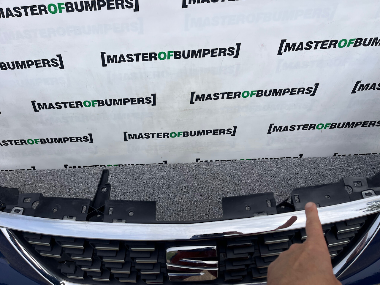 Seat Leon Se Technology Lift 2016-2019 Front Bumper 4 Pdc + Jet Genuine [o567]