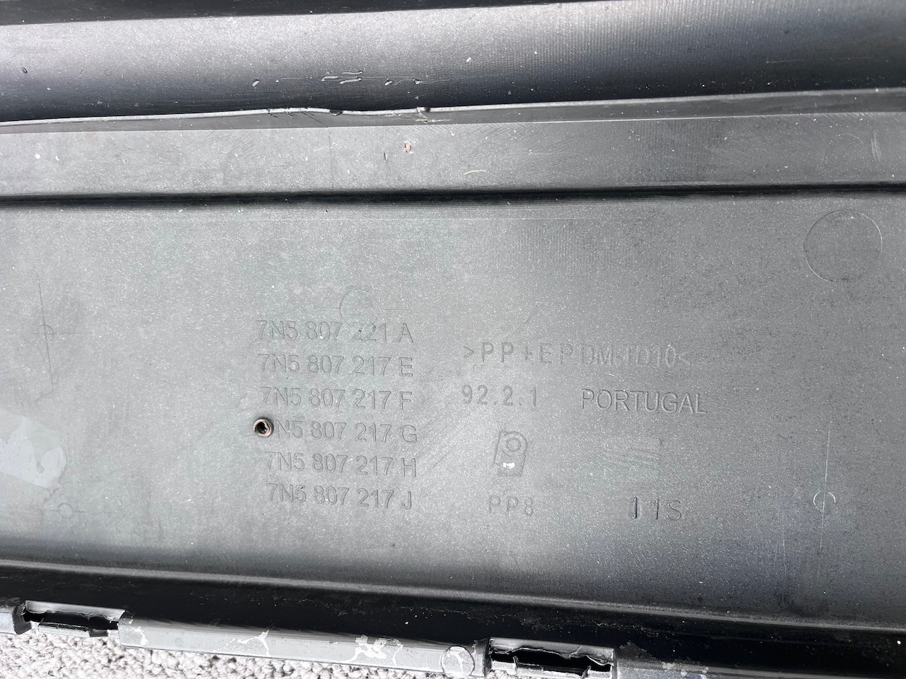 Seat Alhambra Cr Ecomotive Mpv 2012-2020 Front Bumper 4 Pdc +jets Genuine [o605]