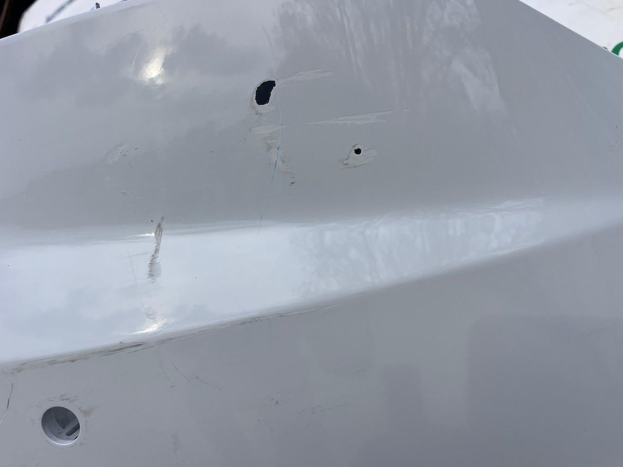 Seat Leon Cupra Fr Hatchback Mk3 2013-2016 Rear Bumper 4 Pdc Genuine [o621]