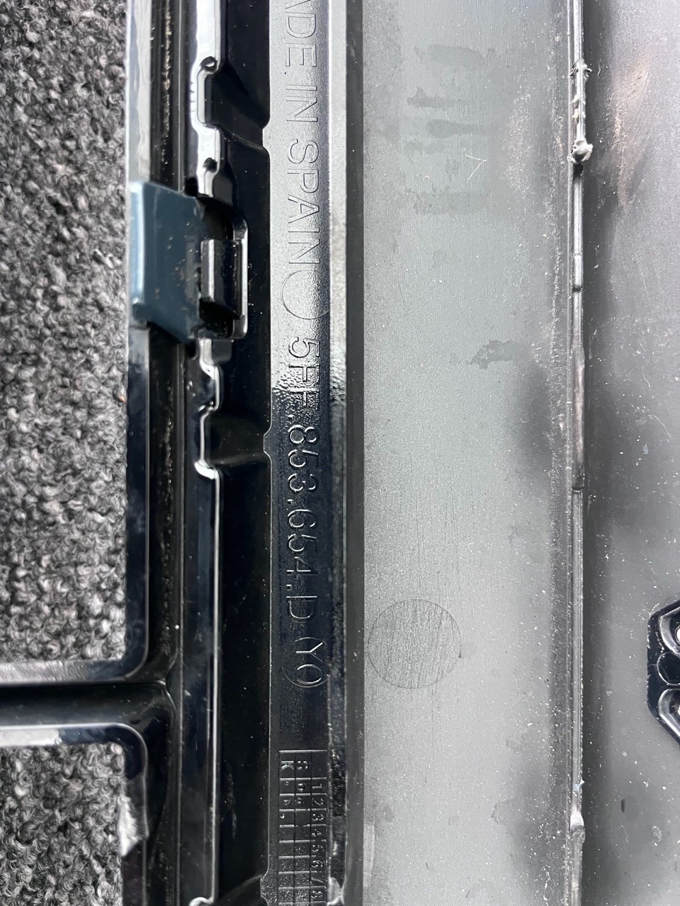 Cupra Formentor Fr Evo Facelift 2025-on Front Bumper Black 4 Pdc Genuine [o623]