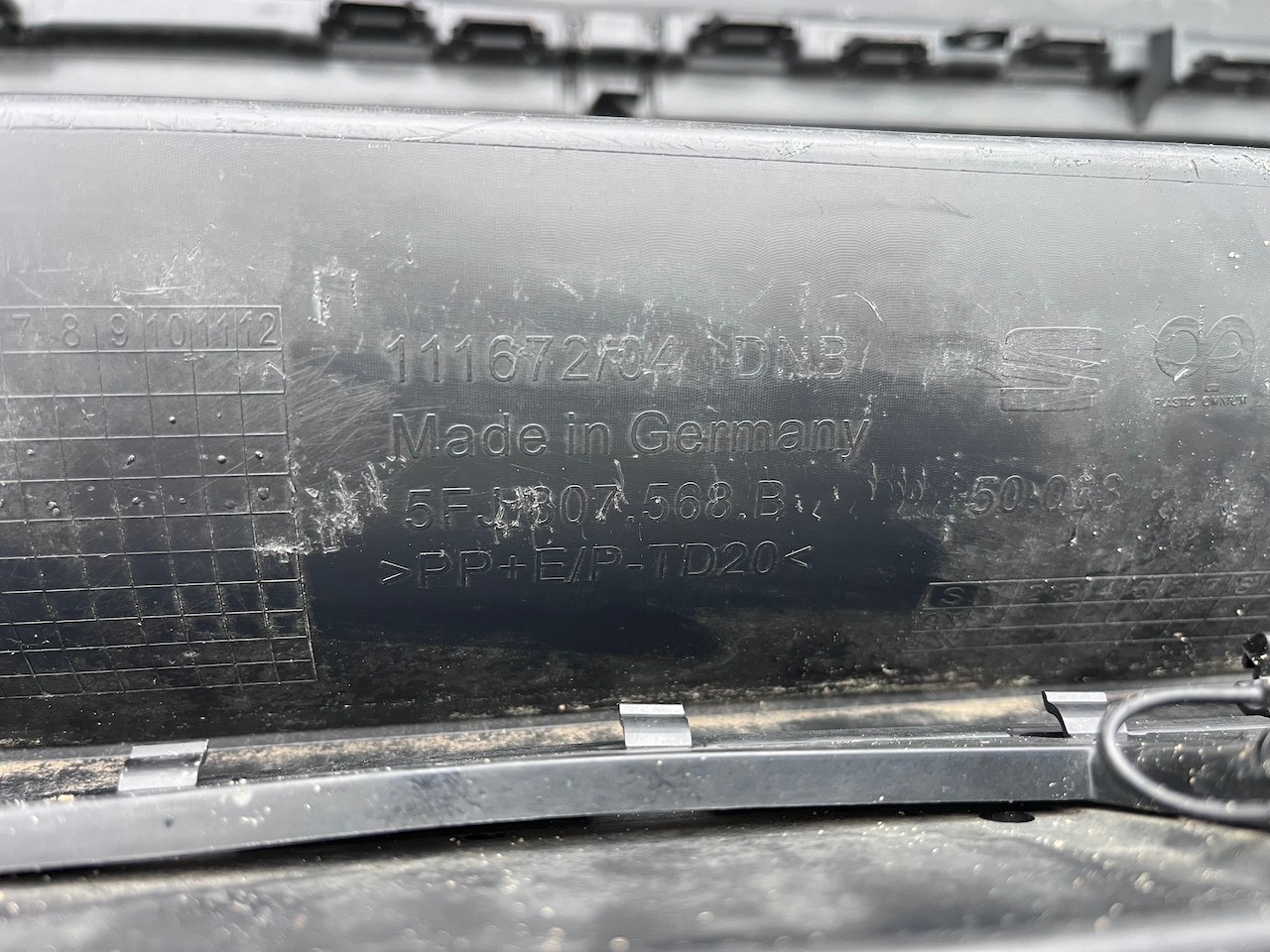 Seat Tarraco Fr Sport Suv 2018-2023 Rear Bumper 6 Pdc Genuine [o635]