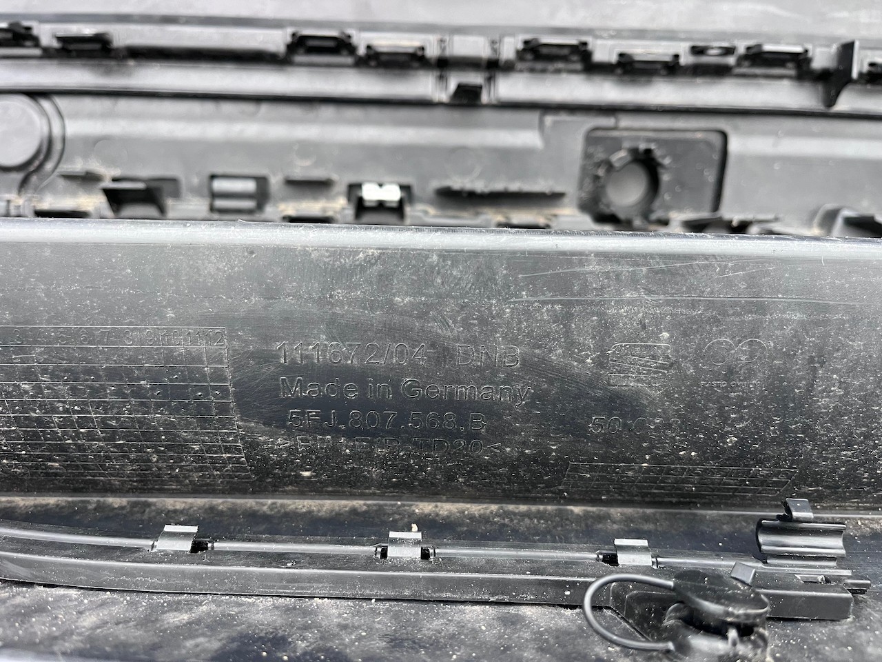 Seat Tarraco Fr Sport Suv 2018-2023 Rear Bumper 6 Pdc Genuine [o637]