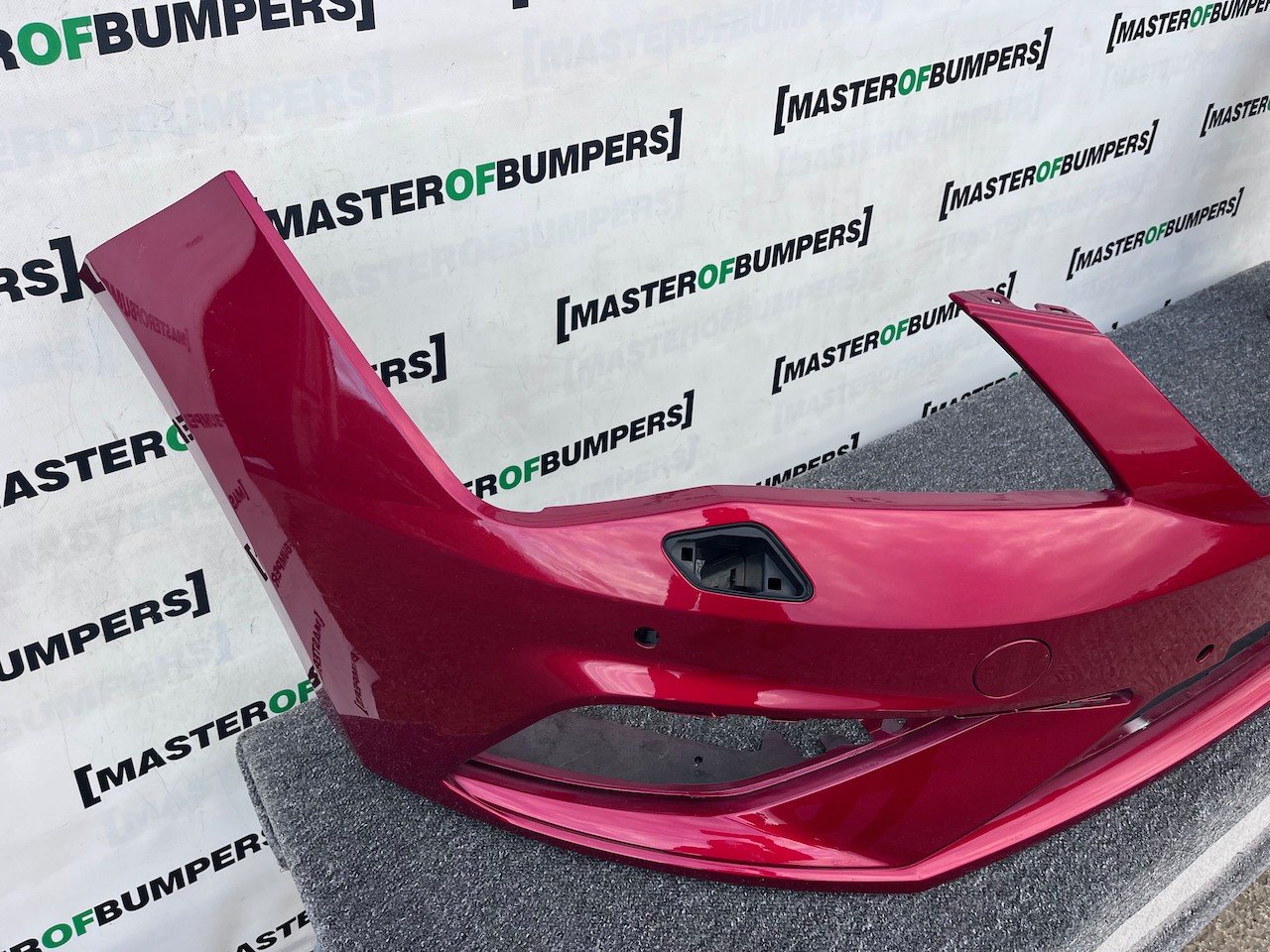 Seat Leon Fr Mk3 Lift Hatchback 2017-2019 Front Bumper 4 Pdc Jets Genuine [o651]