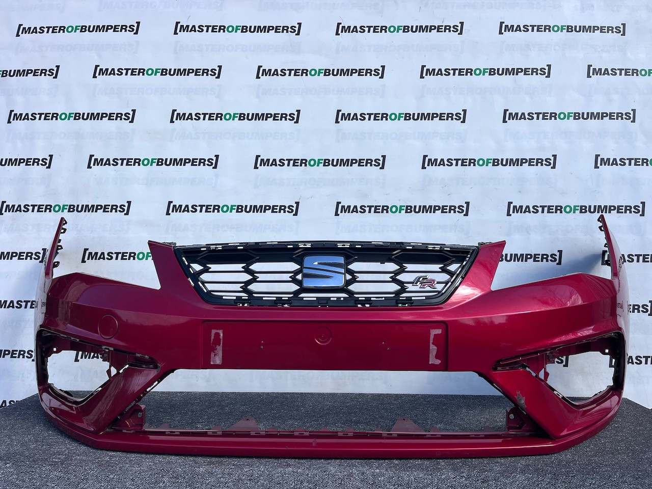 Seat Leon Fr Mk3 Lift Hatchback 2017-2019 Front Bumper No Pdc Genuine [o658]