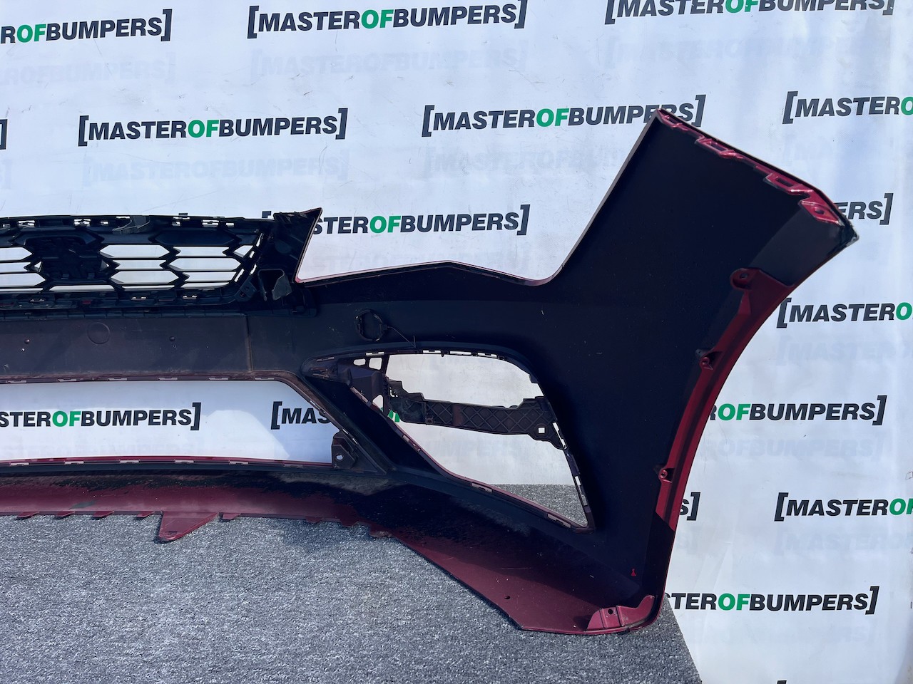Seat Leon Fr Mk3 Lift Hatchback 2017-2019 Front Bumper No Pdc Genuine [o658]