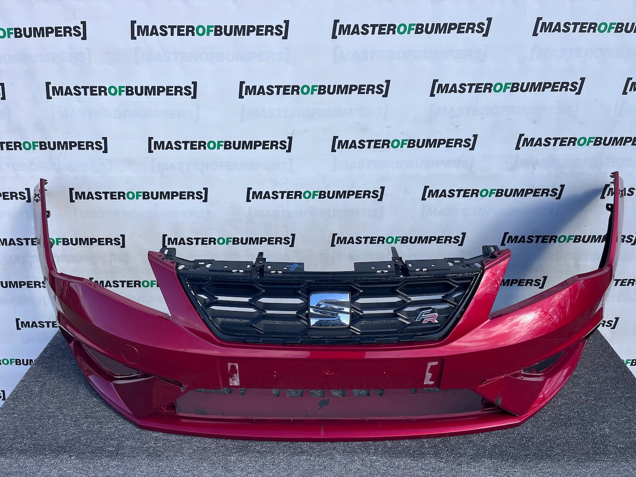 Seat Leon Fr Mk3 Lift Hatchback 2017-2019 Front Bumper No Pdc Genuine [o658]