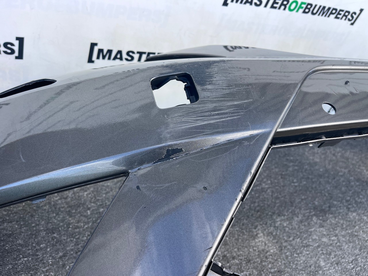 Seat Leon Fr Mk3 Hatchback 2013-2016 Front Bumper 4 Pdc Jets Genuine [o665]