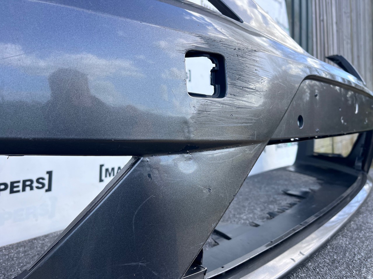 Seat Leon Fr Mk3 Hatchback 2013-2016 Front Bumper 4 Pdc Jets Genuine [o665]