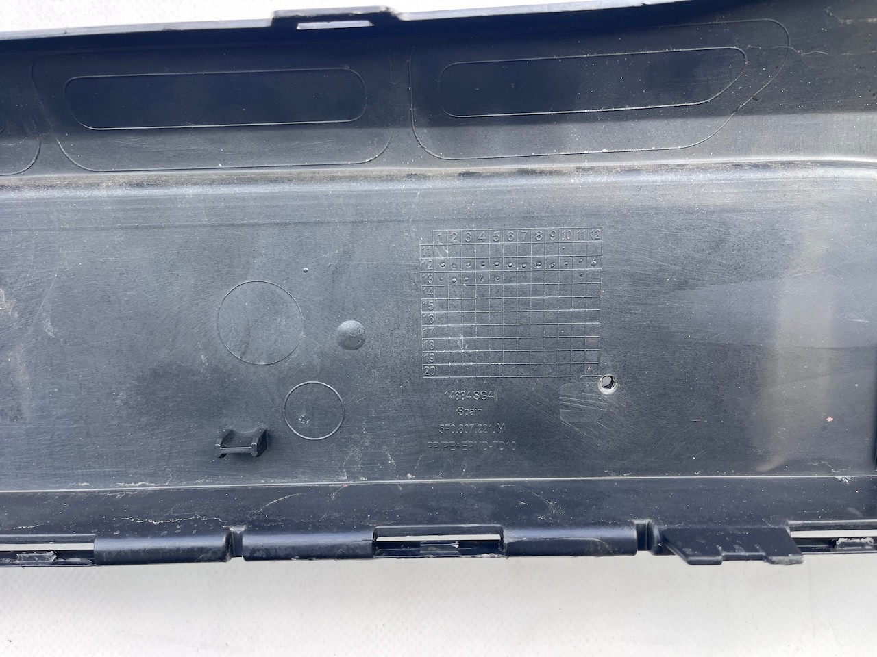 Seat Leon Fr Mk3 Hatchback 2013-2016 Front Bumper 4 Pdc Jets Genuine [o666]