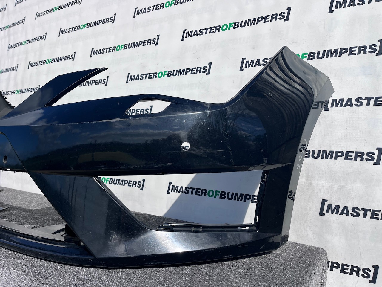 Seat Leon Fr Mk3 Hatchback 2013-2016 Front Bumper 4 Pdc Jets Genuine [o666]