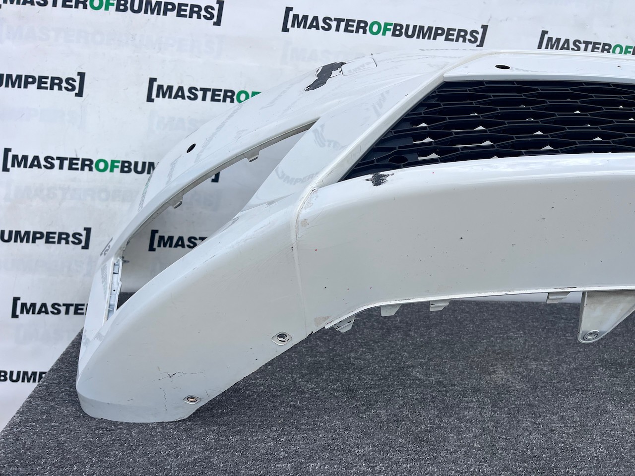 Seat Leon Fr Mk3 Hatchback 2013-2016 Front Bumper 4 Pdc Jets Genuine [o664]
