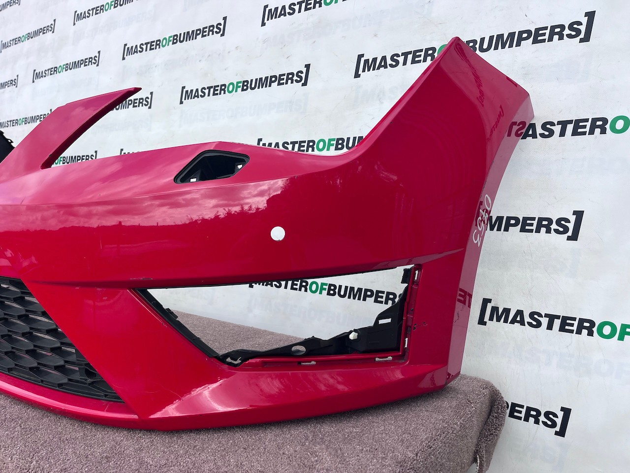 Seat Leon Fr Mk3 Hatchback 2013-2016 Front Bumper 4 Pdc Jets Genuine [o753]