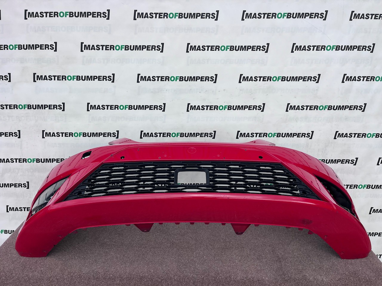 Seat Leon Fr Mk3 Hatchback 2013-2016 Front Bumper 4 Pdc Jets Genuine [o753]
