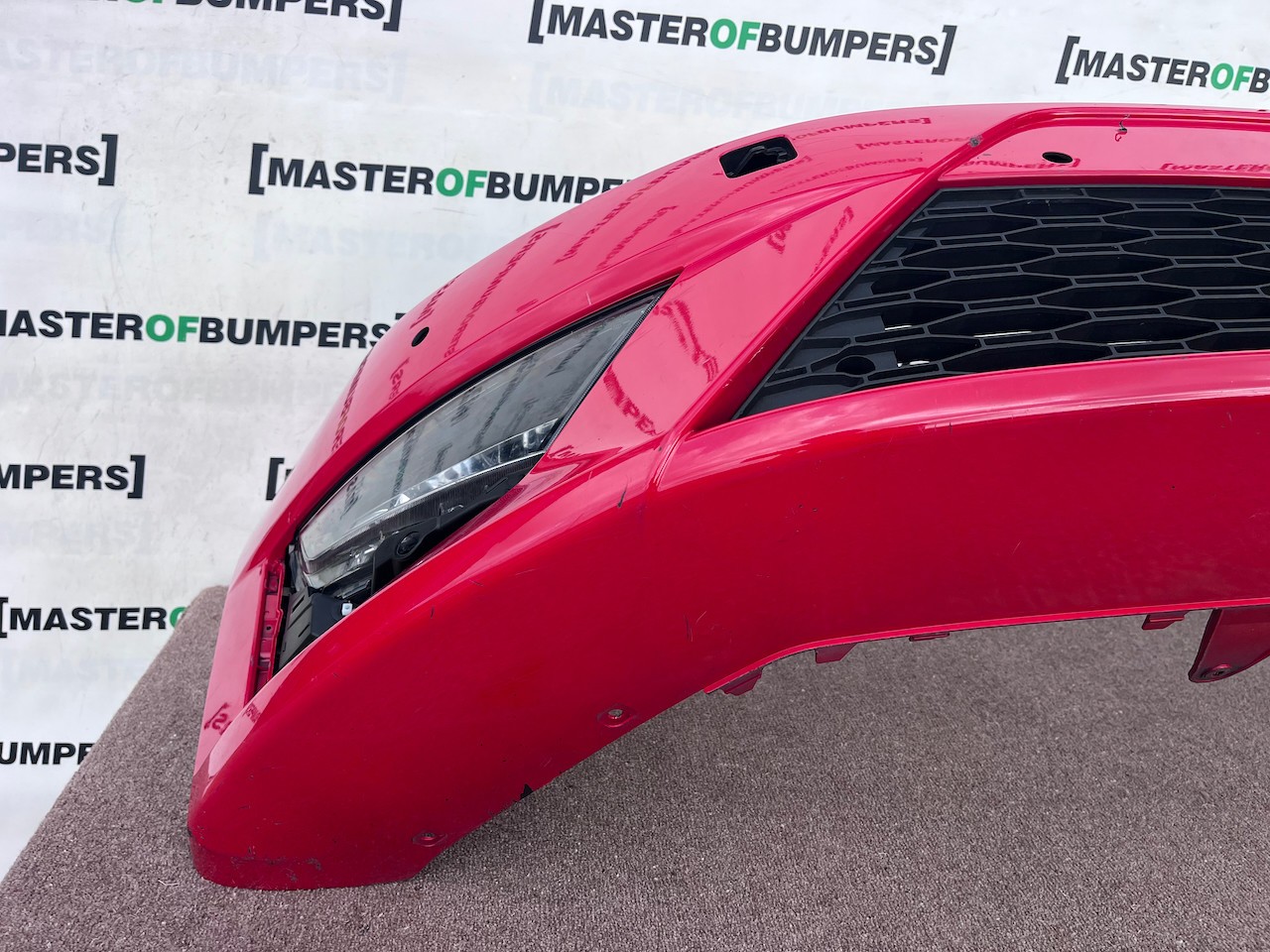 Seat Leon Fr Mk3 Hatchback 2013-2016 Front Bumper 4 Pdc Jets Genuine [o753]