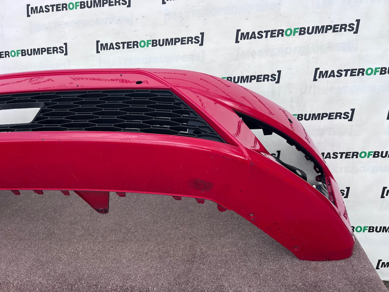 Seat Leon Fr Mk3 Hatchback 2013-2016 Front Bumper 4 Pdc Jets Genuine [o753]