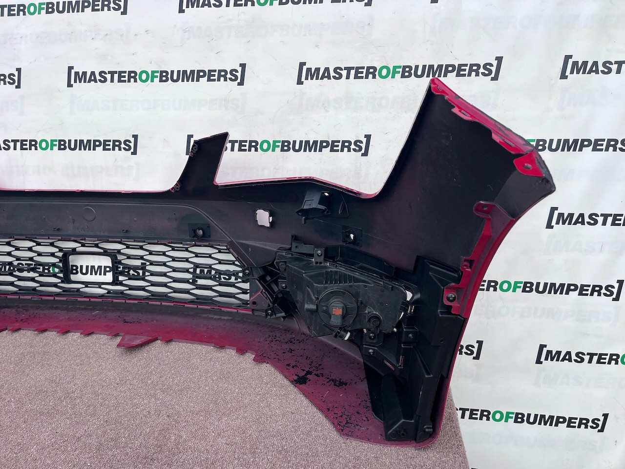 Seat Leon Fr Mk3 Hatchback 2013-2016 Front Bumper 4 Pdc Jets Genuine [o753]