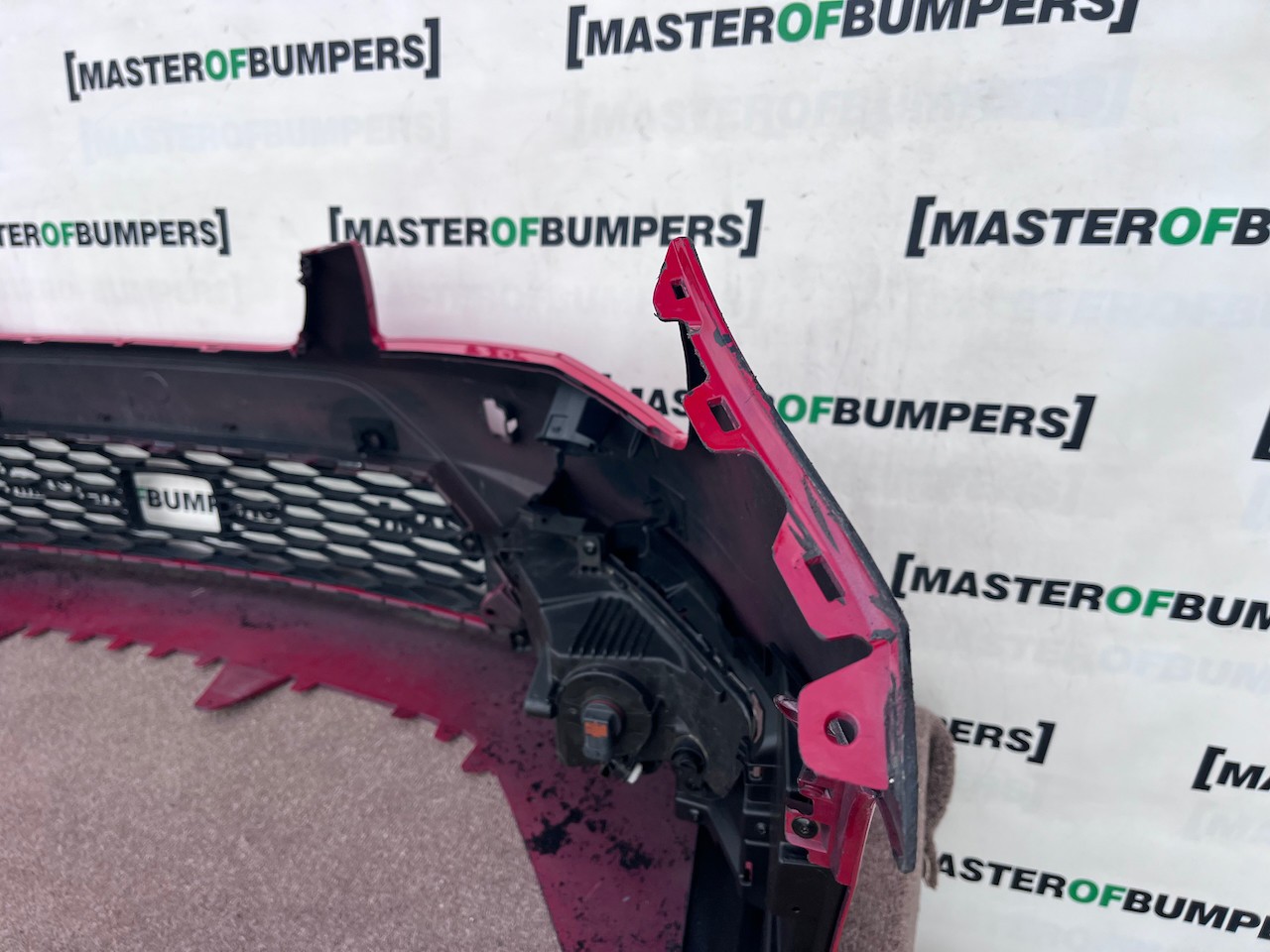 Seat Leon Fr Mk3 Hatchback 2013-2016 Front Bumper 4 Pdc Jets Genuine [o753]