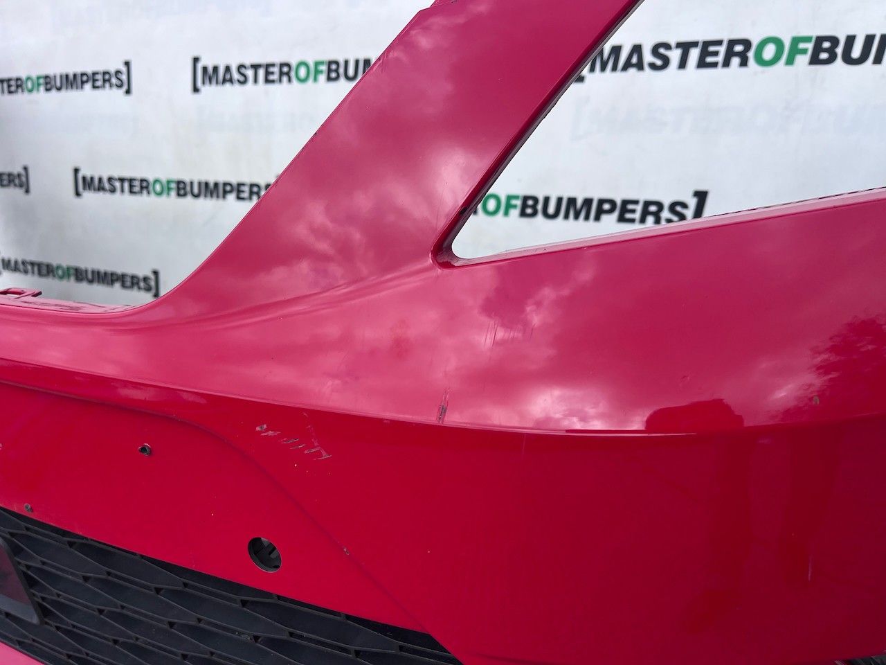 Seat Leon Fr Mk3 Hatchback 2013-2016 Front Bumper 4 Pdc Jets Genuine [o753]