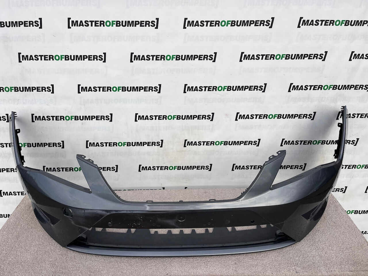 Seat Leon Fr Hatchback Mk3 2013-2016 Front Bumper 4 Pdc No Jets Genuine [o553]