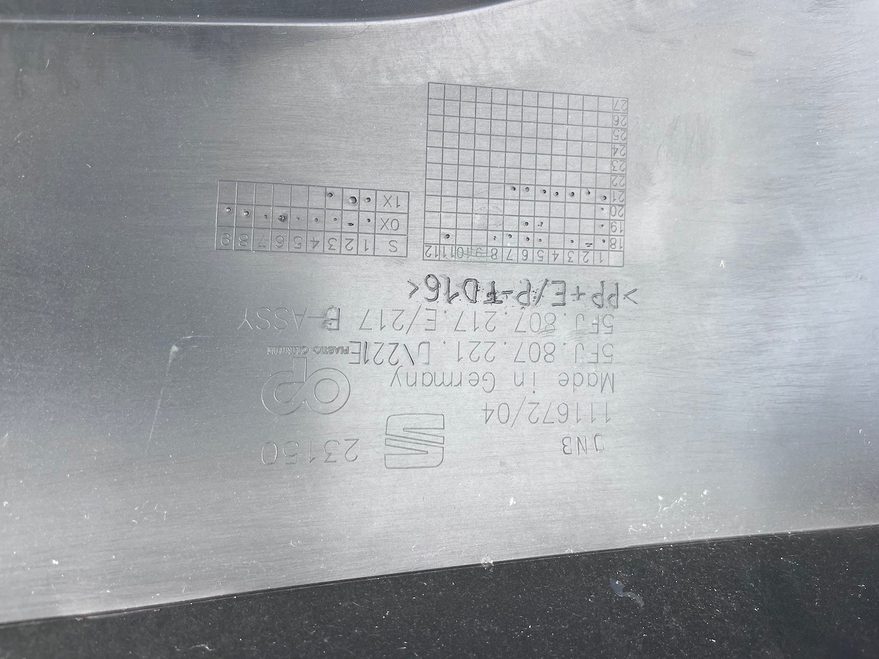 Seat Tarraco Xcellence Suv 2018-2024 Front Bumper 6 Pdc W/grilles Genuine [o600]