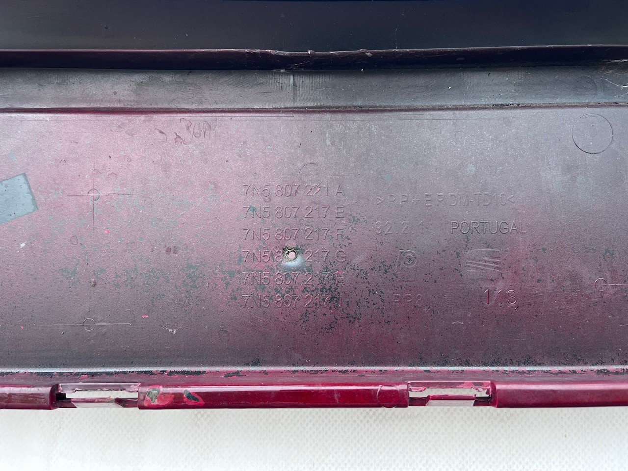 Seat Alhambra Cr Ecomotive Mpv 2012-2020 Front Bumper 4 Pdc +jets Genuine [o612]