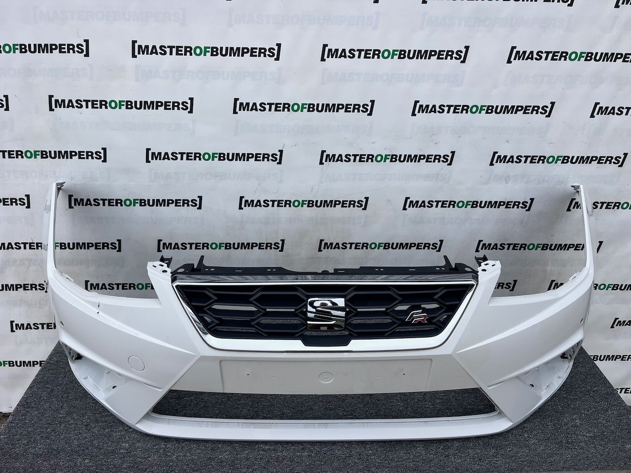 Seat Ibiza Fr Mk5 Hatchback Estate 2017-2020 Front Bumper 4 Pdc Genuine [o613]