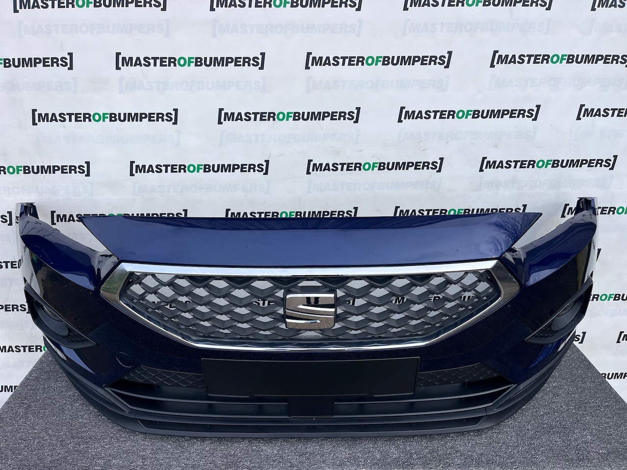 Seat Tarraco Se Technology 2018-2024 Front Bumper 6 Pdc W/grilles Genuine [o643]
