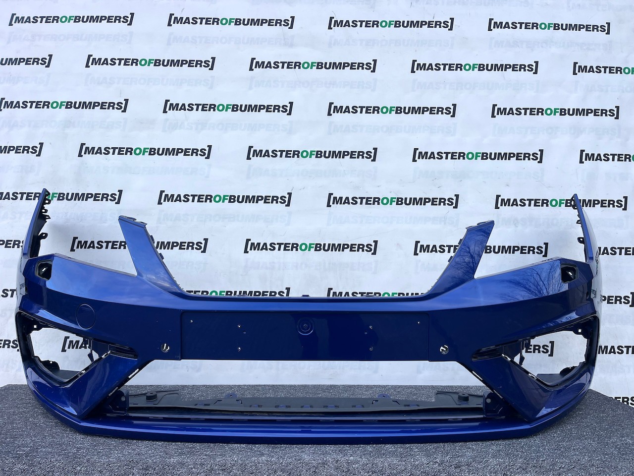 Seat Leon Fr Mk3 Lift Hatchback 2017-2019 Front Bumper 4 Pdc Jets Genuine [o652]