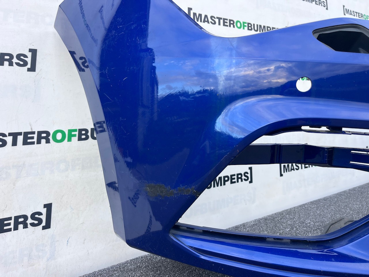 Seat Leon Fr Mk3 Lift Hatchback 2017-2019 Front Bumper 4 Pdc Jets Genuine [o652]