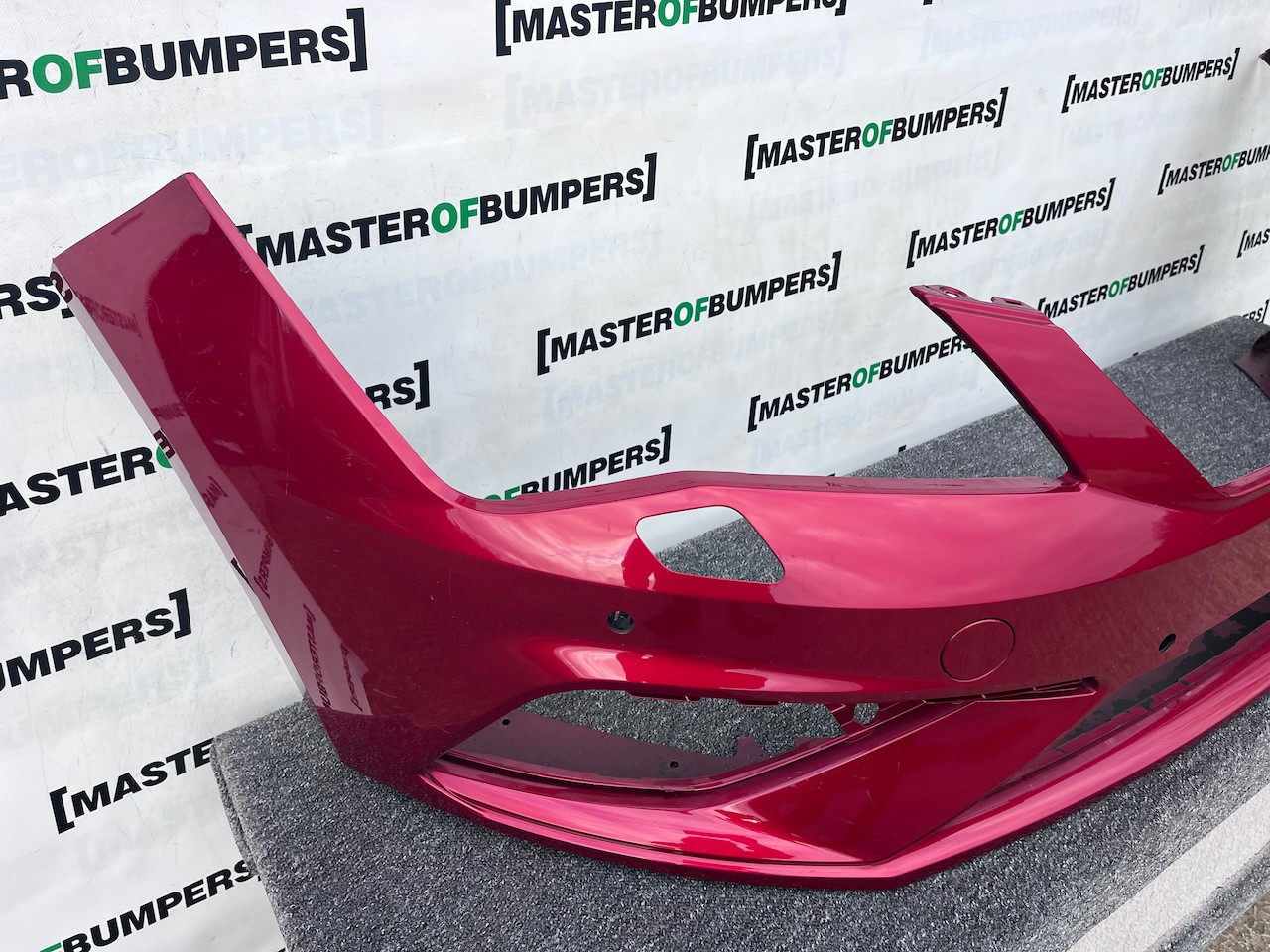Seat Leon Fr Mk3 Lift Hatchback 2017-2019 Front Bumper 4 Pdc Jets Genuine [o654]