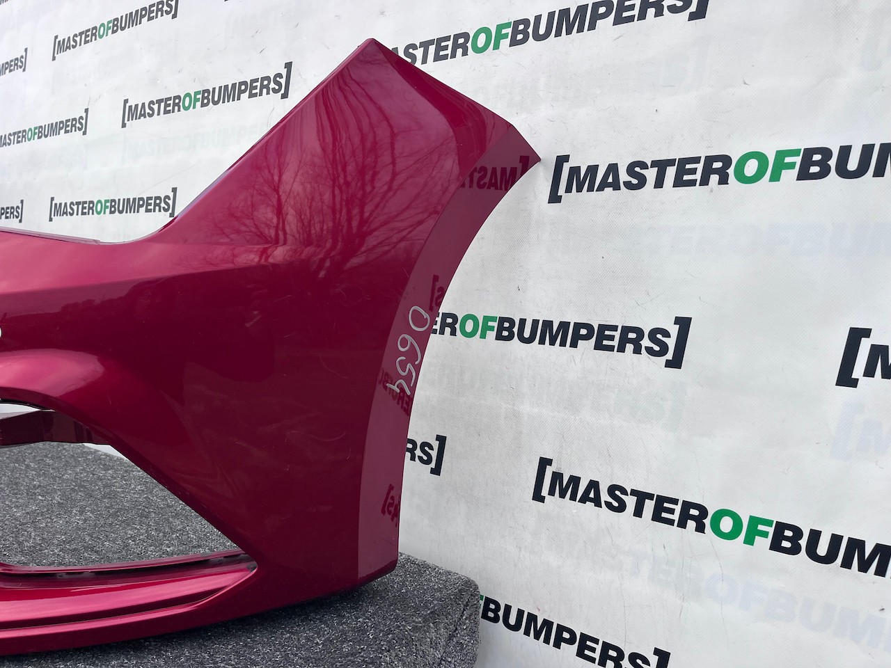 Seat Leon Fr Mk3 Lift Hatchback 2017-2019 Front Bumper 4 Pdc Jets Genuine [o654]