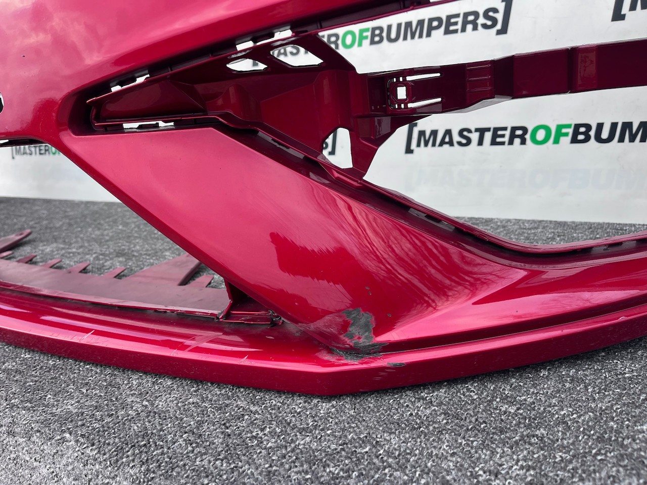 Seat Leon Fr Mk3 Lift Hatchback 2017-2019 Front Bumper 4 Pdc Jets Genuine [o654]