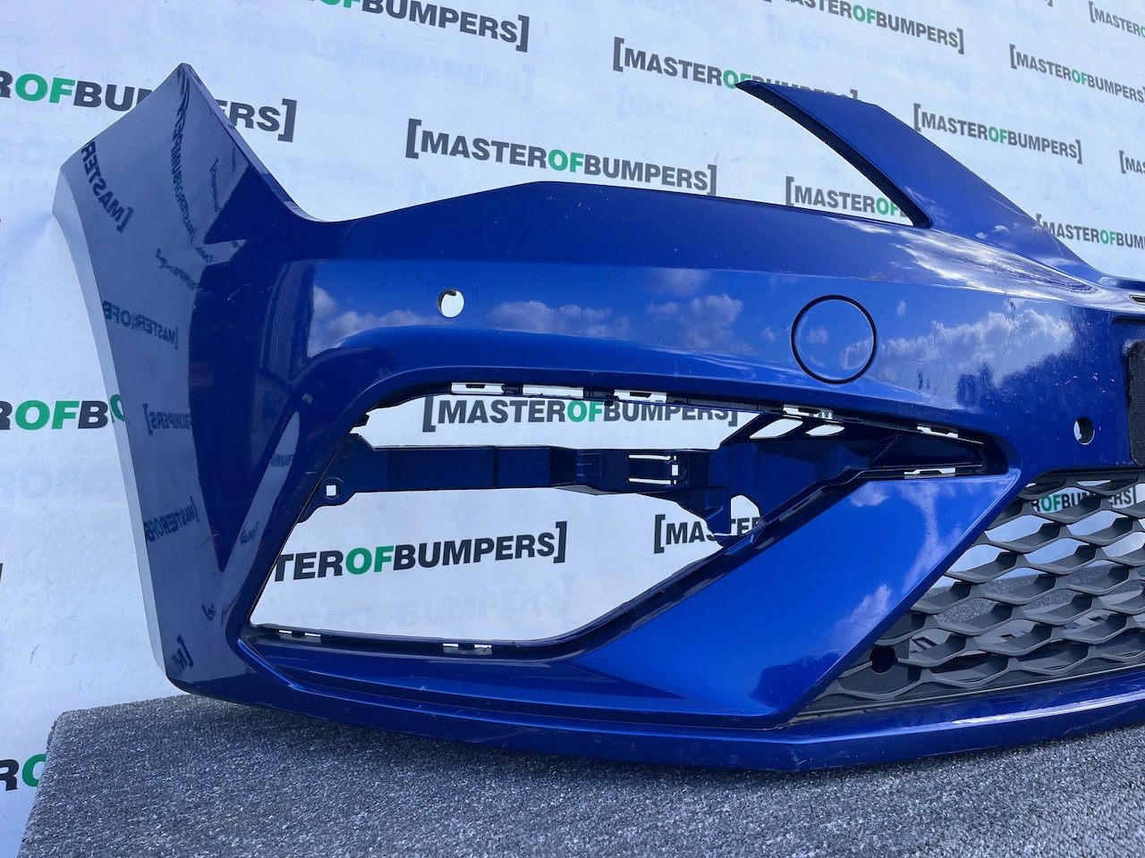Seat Leon Cupra Fr Mk3 Lift Hatchback 2017-2019 Front Bumper 4 Pdc Genuin [o660]