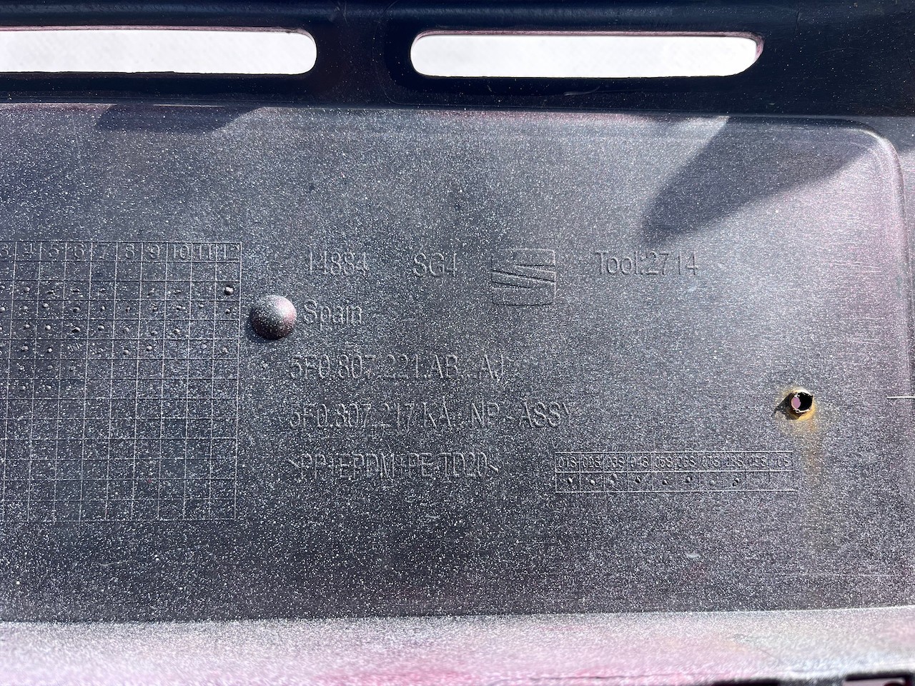 Seat Leon Cupra Fr Mk3 Lift Hatchback 2017-2019 Front Bumper 4 Pdc Genuin [o662]