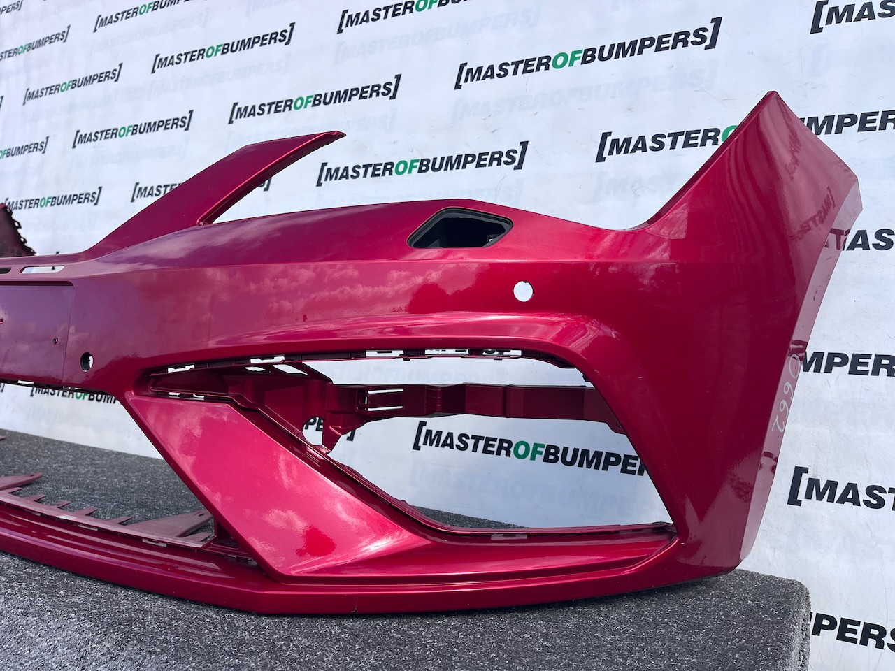 Seat Leon Cupra Fr Mk3 Lift Hatchback 2017-2019 Front Bumper 4 Pdc Genuin [o662]