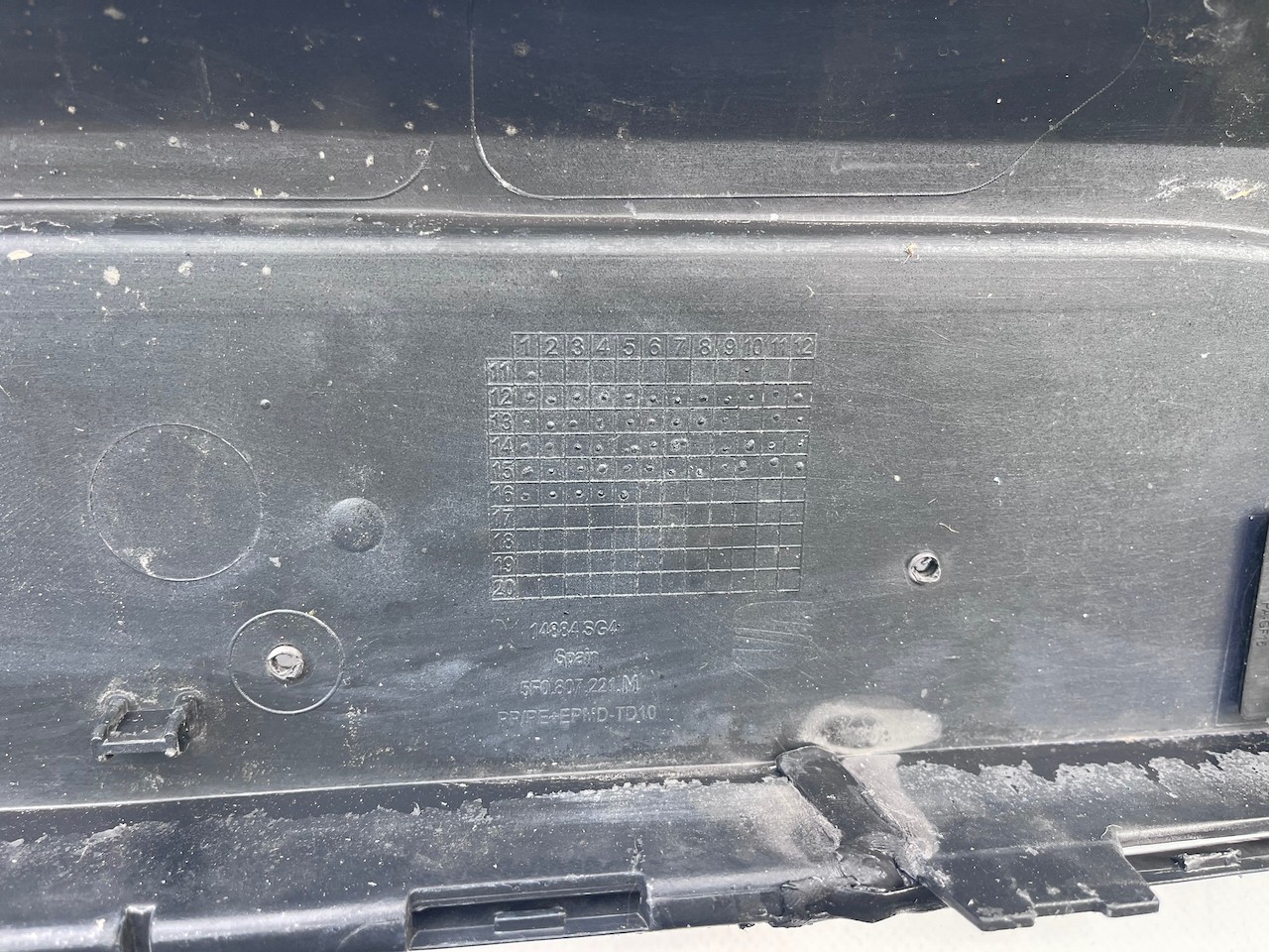 Seat Leon Fr Mk3 Hatchback 2013-2016 Front Bumper 4 Pdc Jets Genuine [o663]