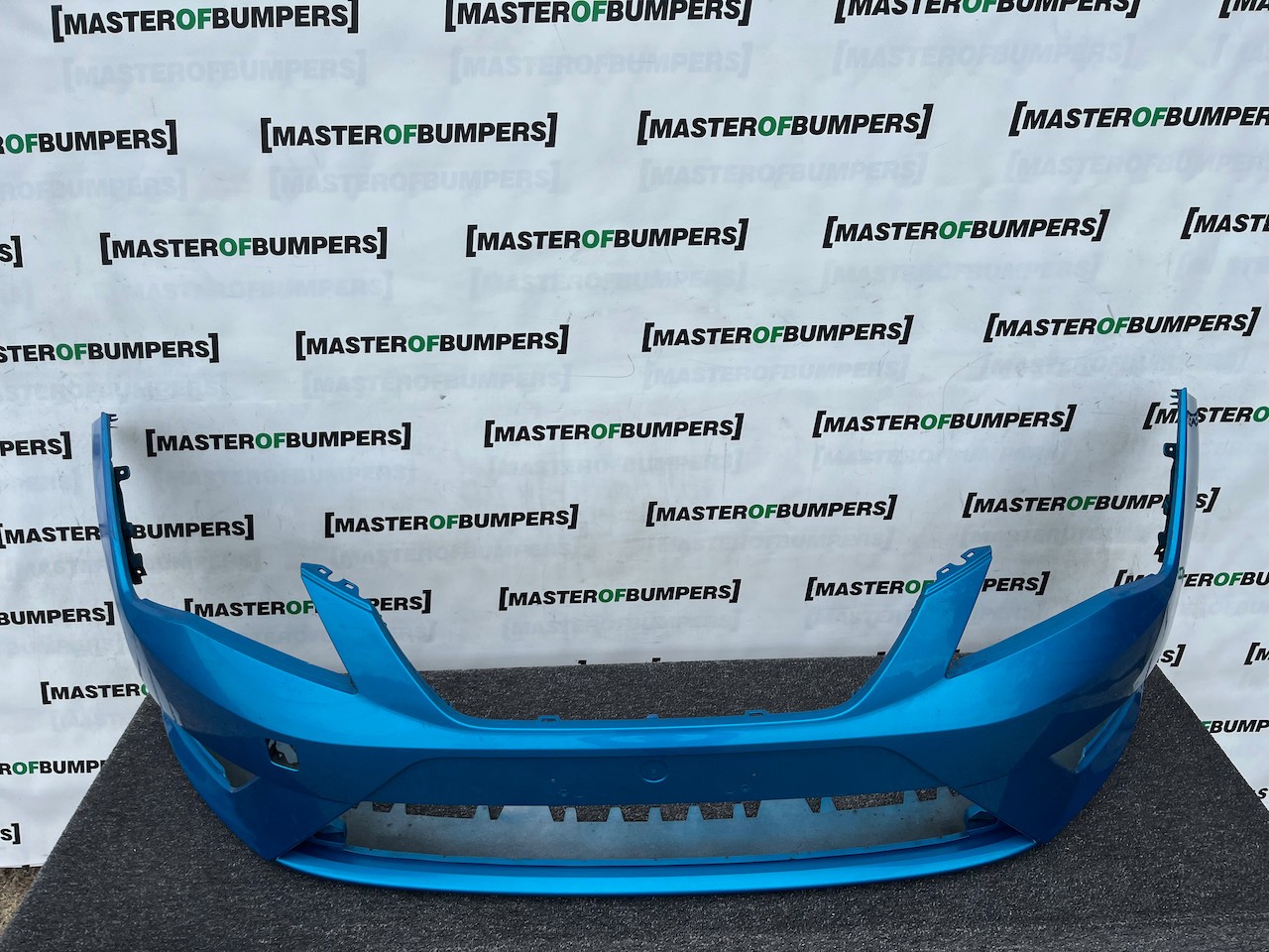 Seat Leon Fr Mk3 Hatchback 2013-2016 Front Bumper No Pdc No Jets Genuine [o679]