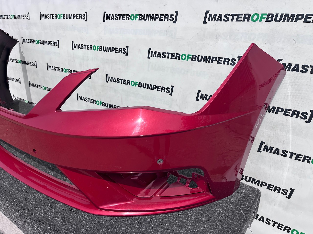 Seat Leon Se Technology Lift 2016-2019 Front Bumper 4 Pdc No Jet Genuine [o704]
