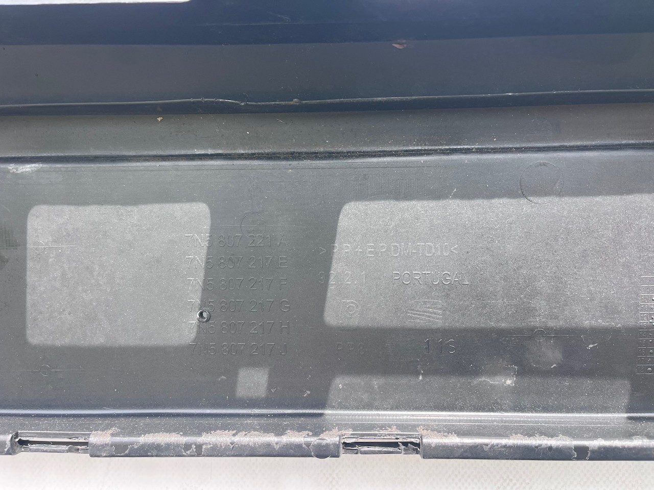 Seat Alhambra Cr Ecomotive Mpv 2012-2020 Front Bumper 4 Pdc +jets Genuine [o708]