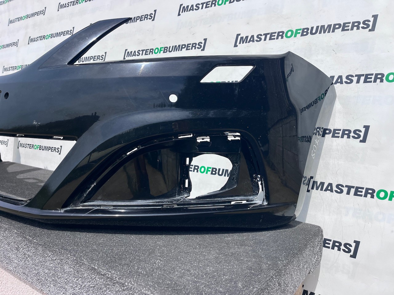 Seat Alhambra Cr Ecomotive Mpv 2012-2020 Front Bumper 4 Pdc +jets Genuine [o708]