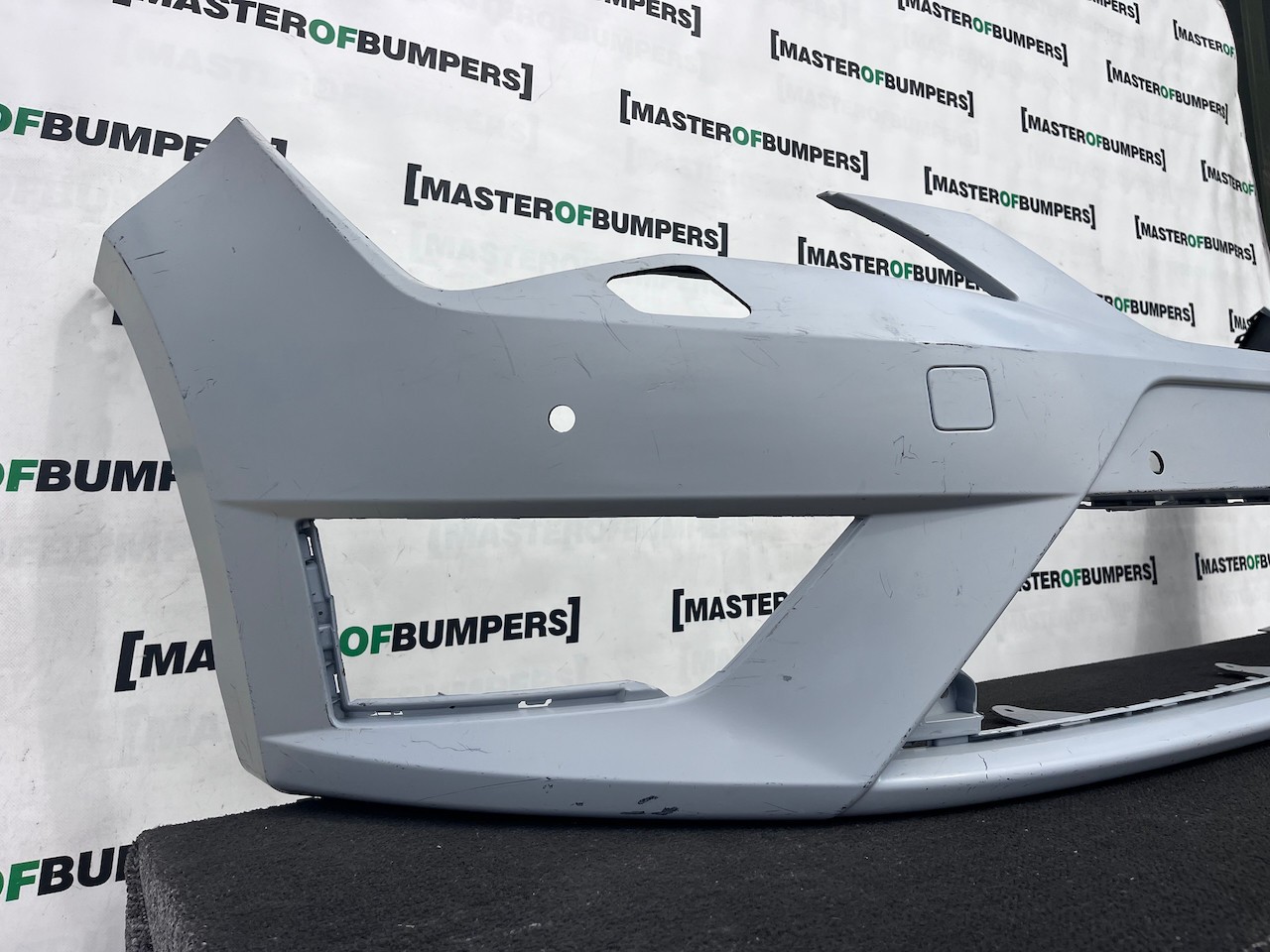 Seat Leon Fr Mk3 Hatchback 2013-2016 Front Bumper 4 Pdc Jets Genuine [o723]
