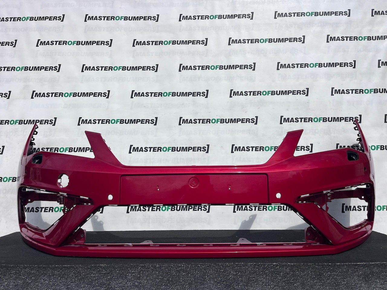 Seat Leon Fr Mk3 Lift Hatchback 2017-2019 Front Bumper 4 Pdc Jets Genuine [o724]