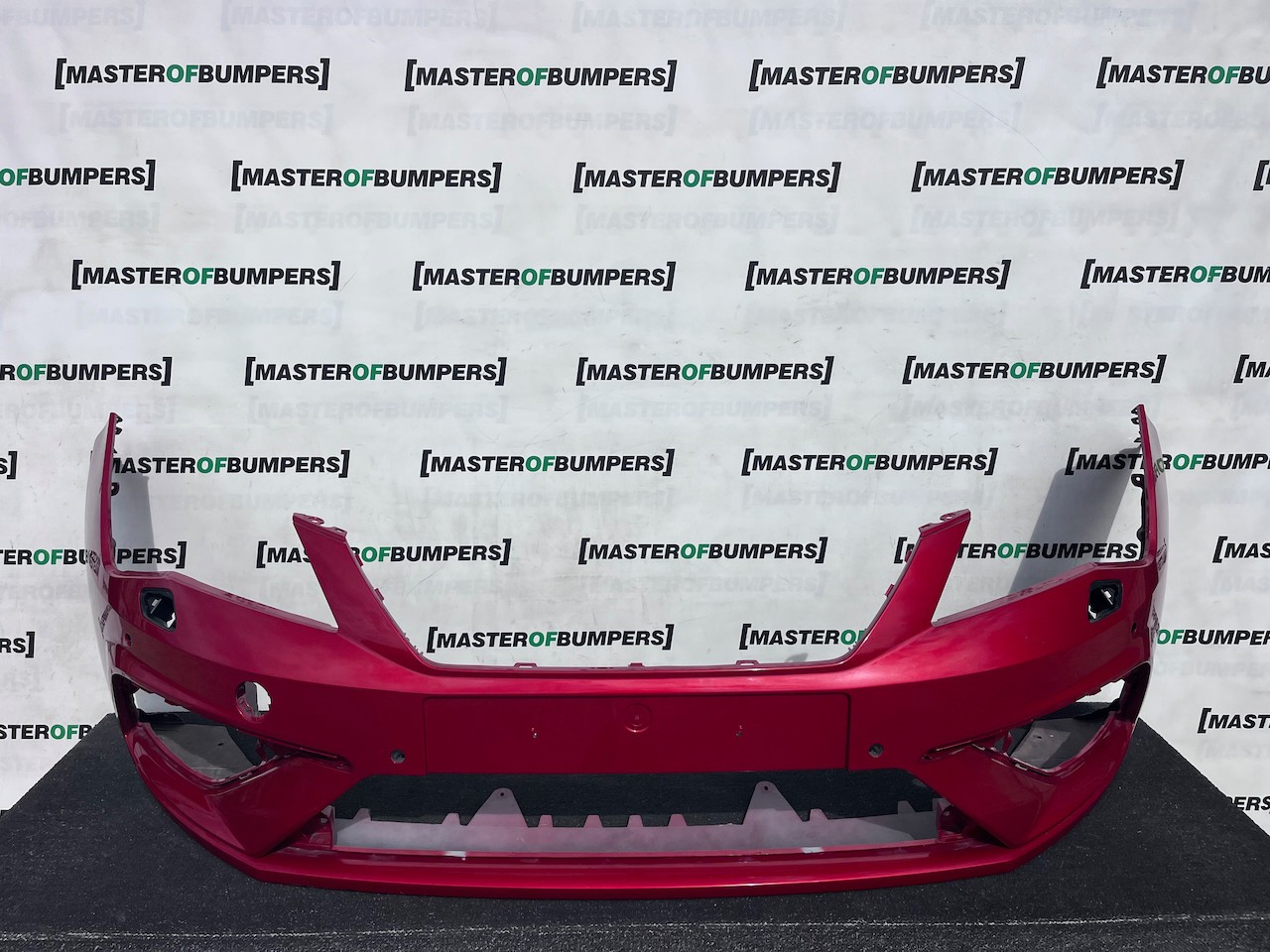 Seat Leon Fr Mk3 Lift Hatchback 2017-2019 Front Bumper 4 Pdc Jets Genuine [o724]