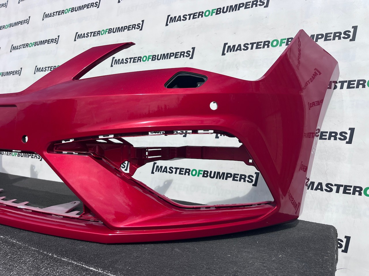 Seat Leon Fr Mk3 Lift Hatchback 2017-2019 Front Bumper 4 Pdc Jets Genuine [o724]